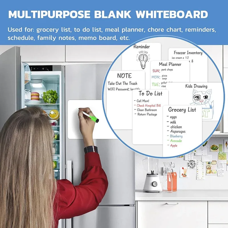 Tableau blanc magnétique cuisine