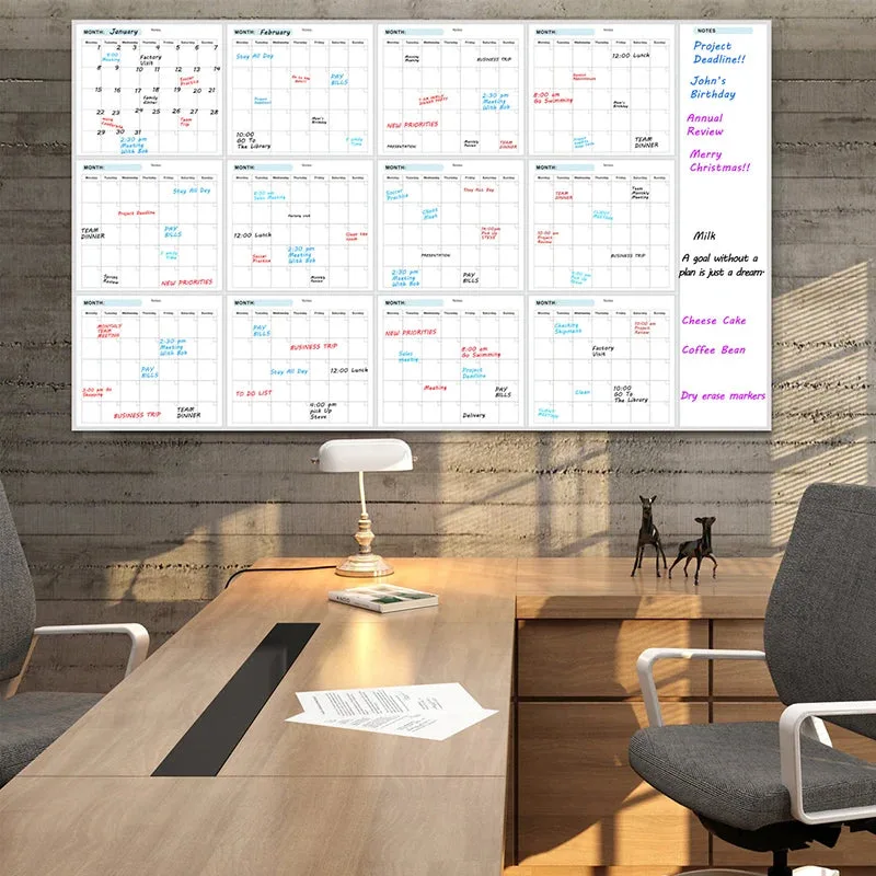 Grand calendrier mural pour planning