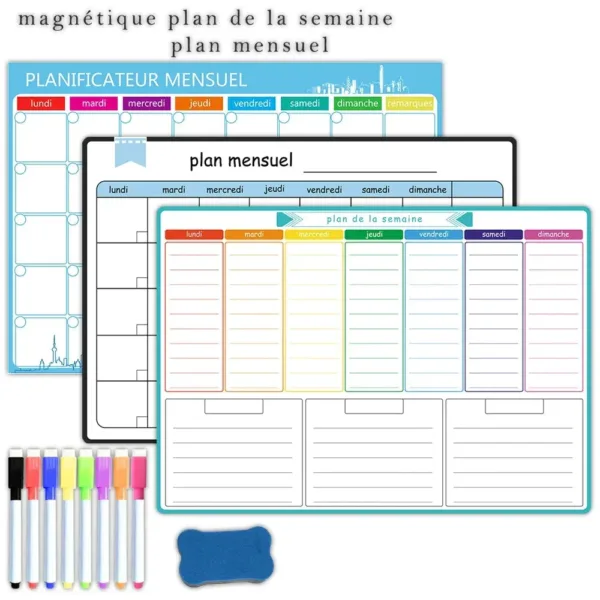 Semainier magnétique