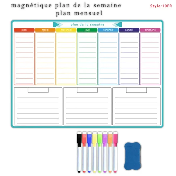 Semainier magnétique