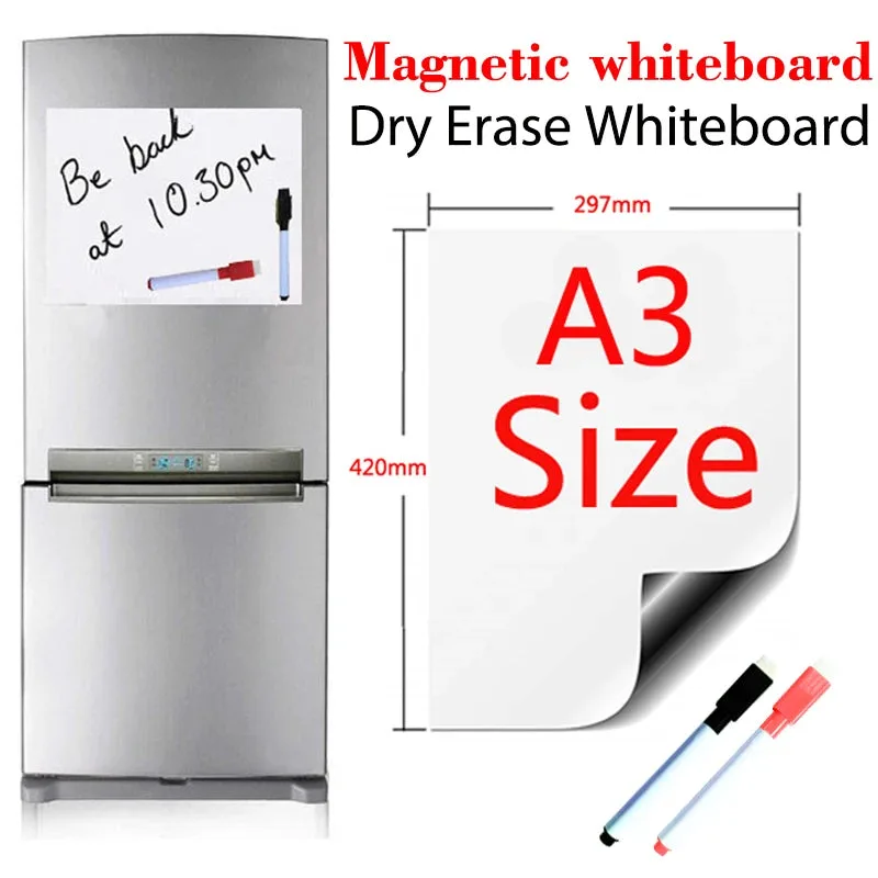 Tableau blanc magnétique cuisine
