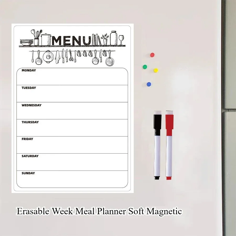 Planning magnétique hebdomadaire